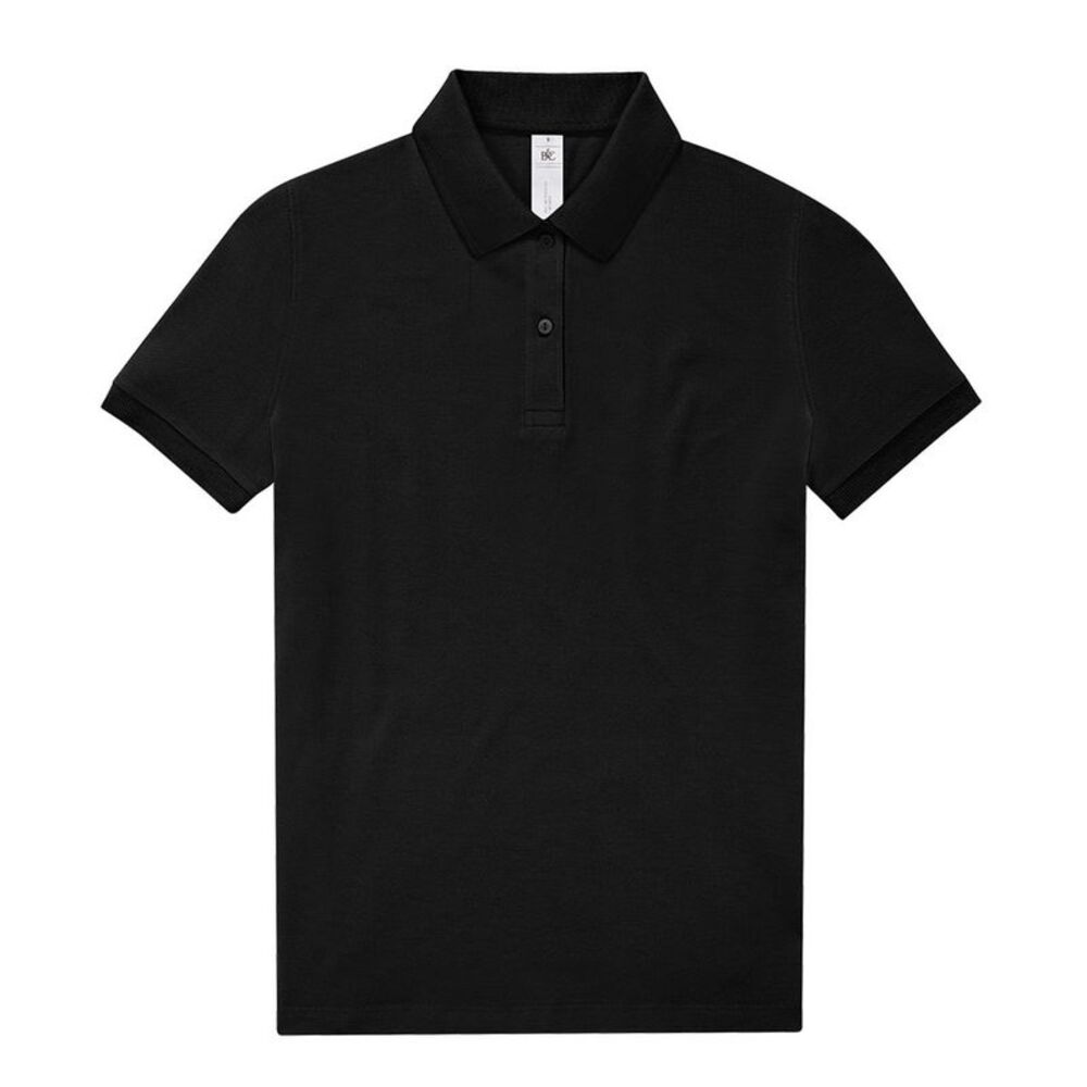 B&C Womens/Ladies My Polo Shirt / Black